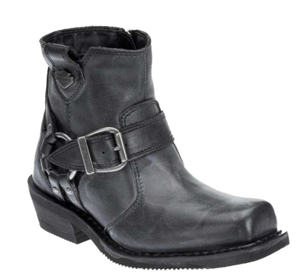 Harley Davidson Newhall Ladies Leather Boots Black 6
